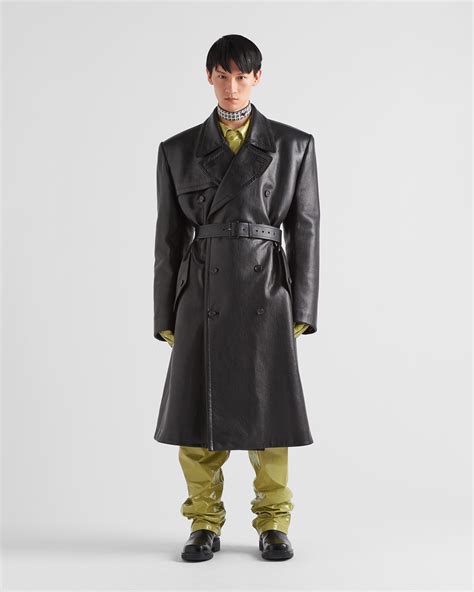 prada camo trench coat|Oversized double.